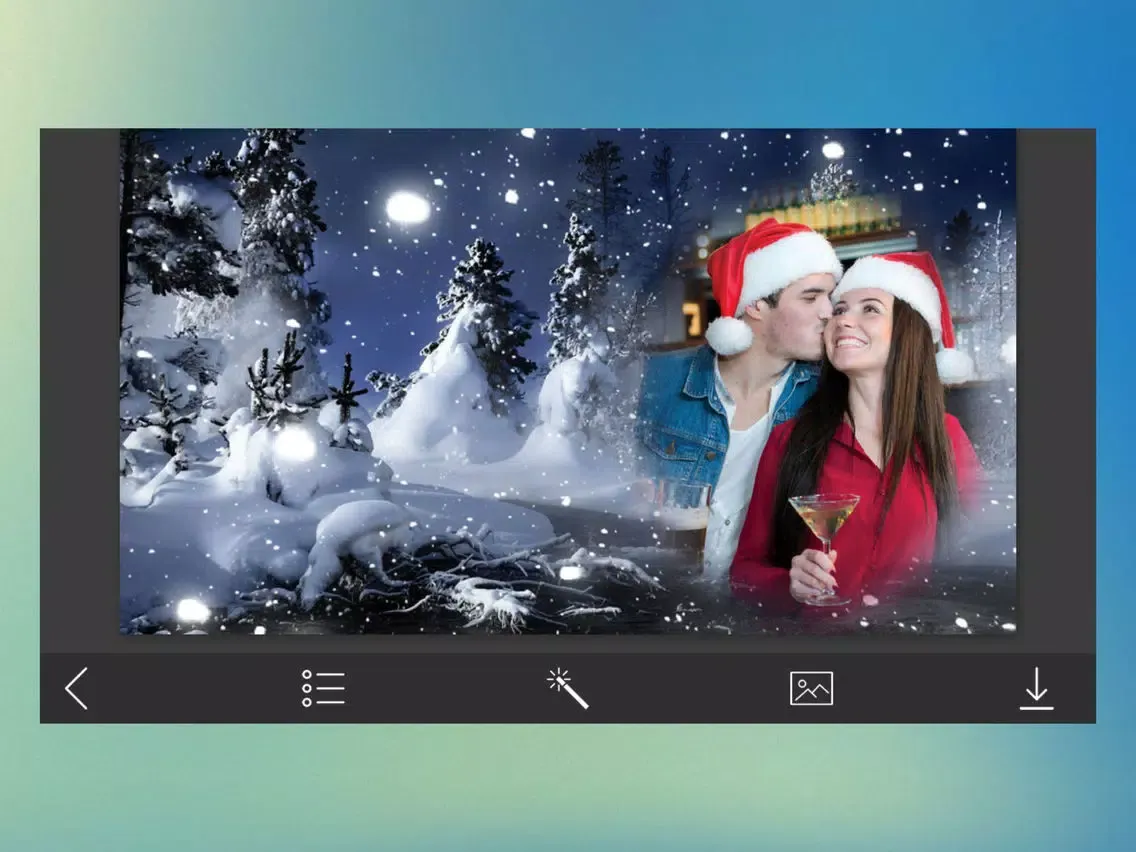 Capturas de tela do Santa Hd Photo Frames - Instant pic frames iPad 