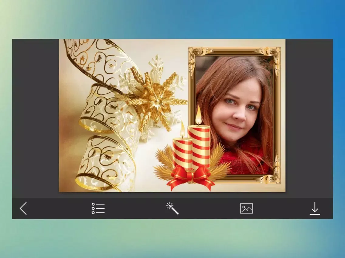 Xmas HD Frame - Filter and Frames iPad  Screenshots