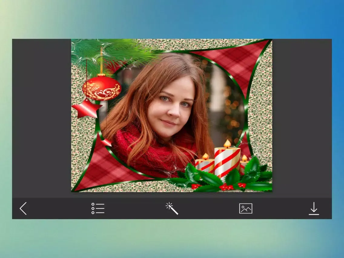 Xmas HD Frame - Filter and Frames iPad  Screenshots