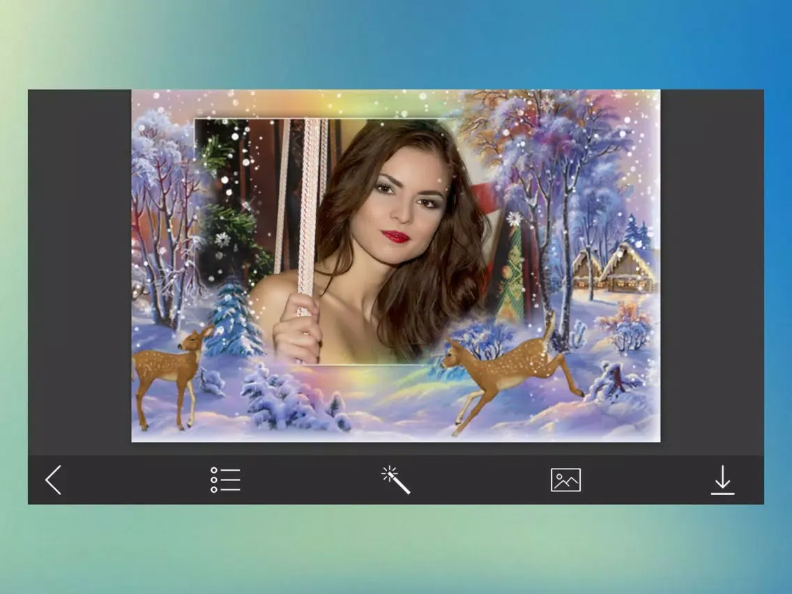 Zrzuty ekranu Xmas Tree HD Frame - Inspiring Photo Editor iPad 