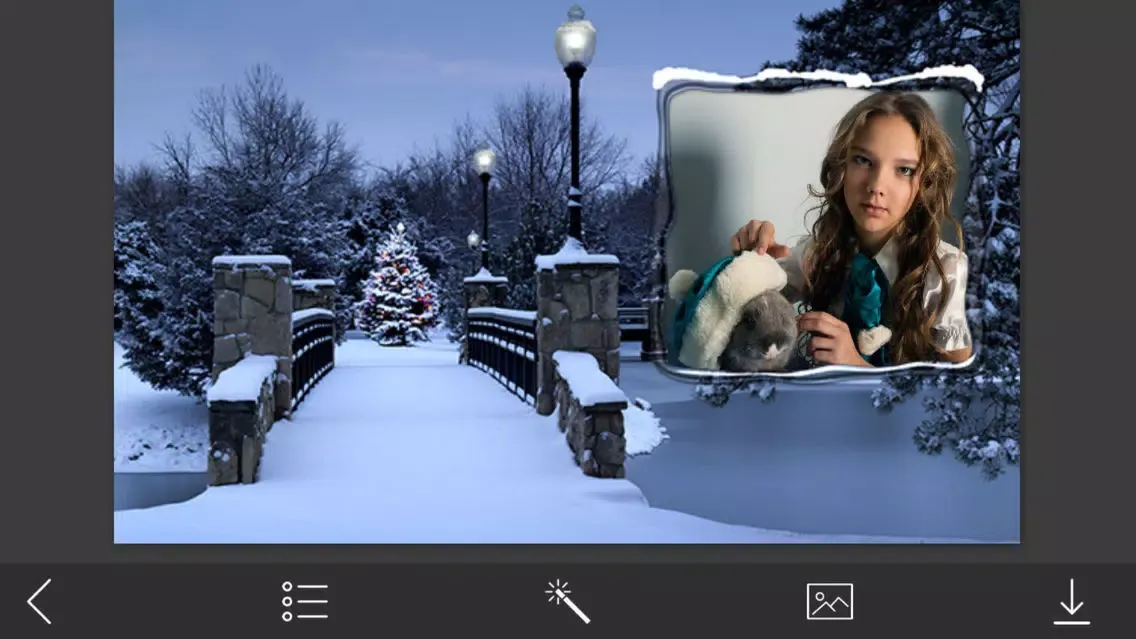 Zrzuty ekranu Xmas Tree HD Frame - Inspiring Photo Editor