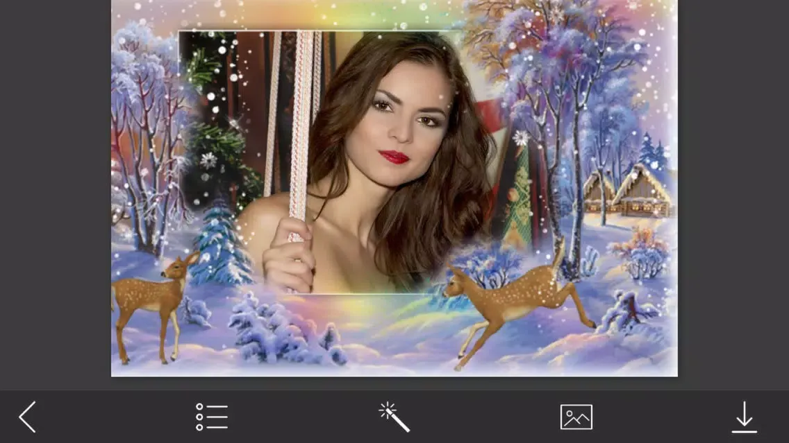 Zrzuty ekranu Xmas Tree HD Frame - Inspiring Photo Editor