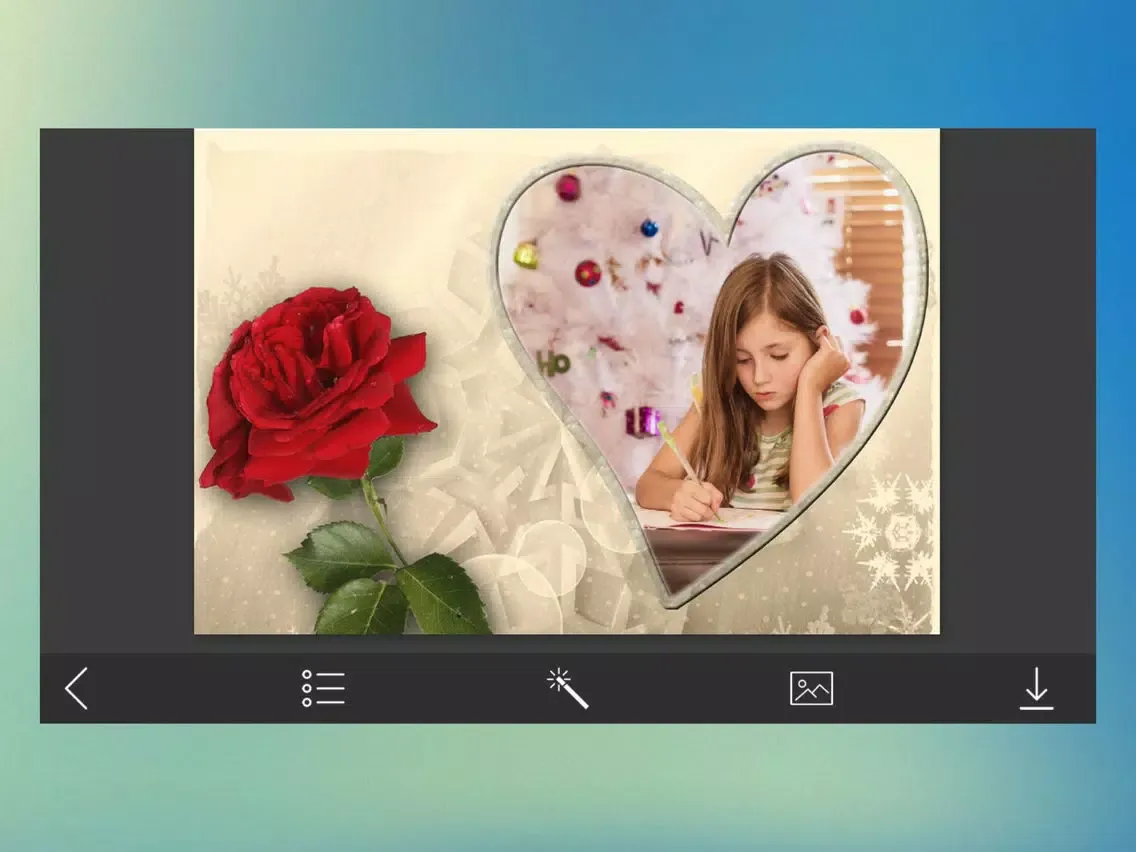 Ảnh chụp màn hình của Xmas Tree Photo Frame - Photo Frame Master iPad 