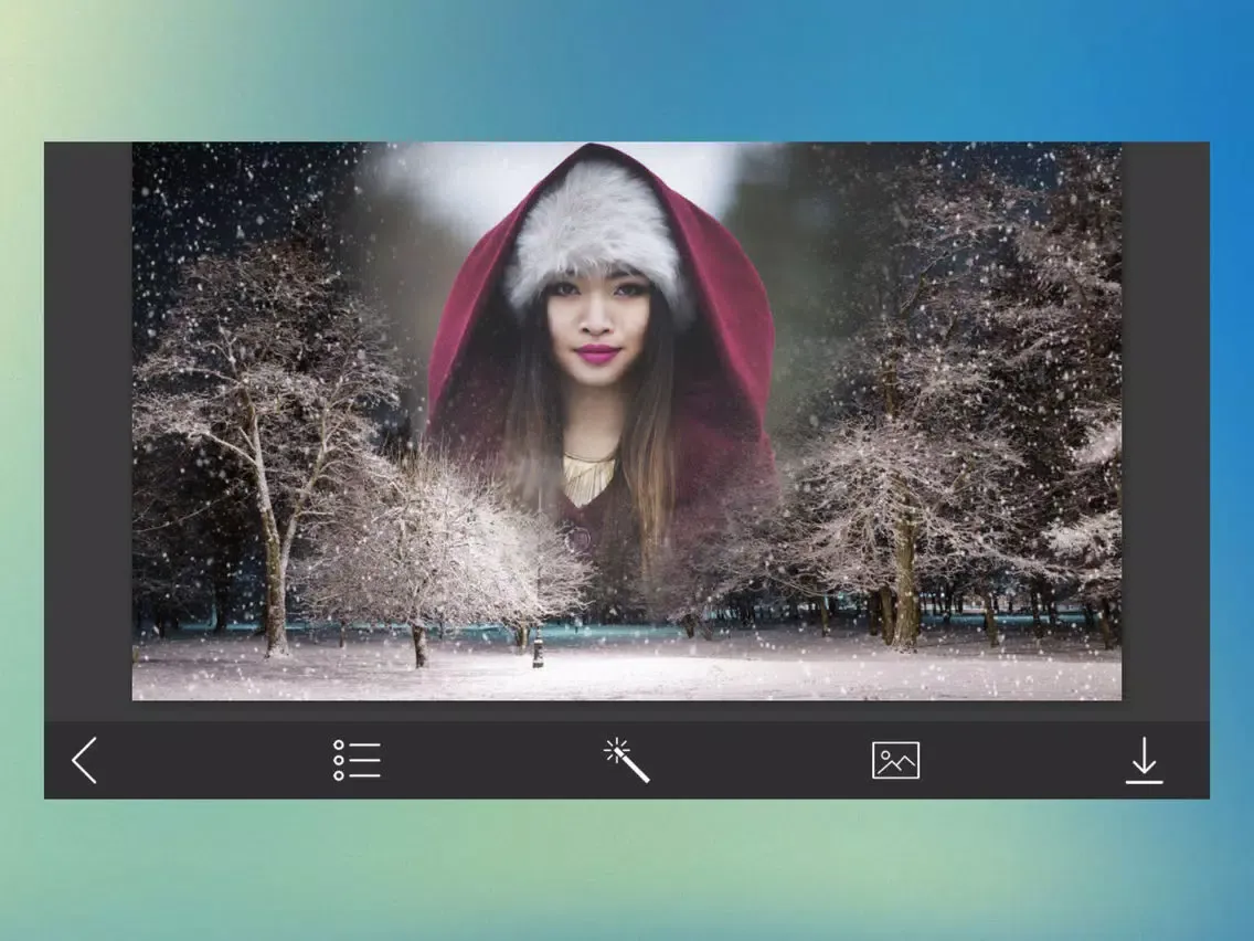 Ảnh chụp màn hình của Xmas Tree Photo Frame - Photo Frame Master iPad 
