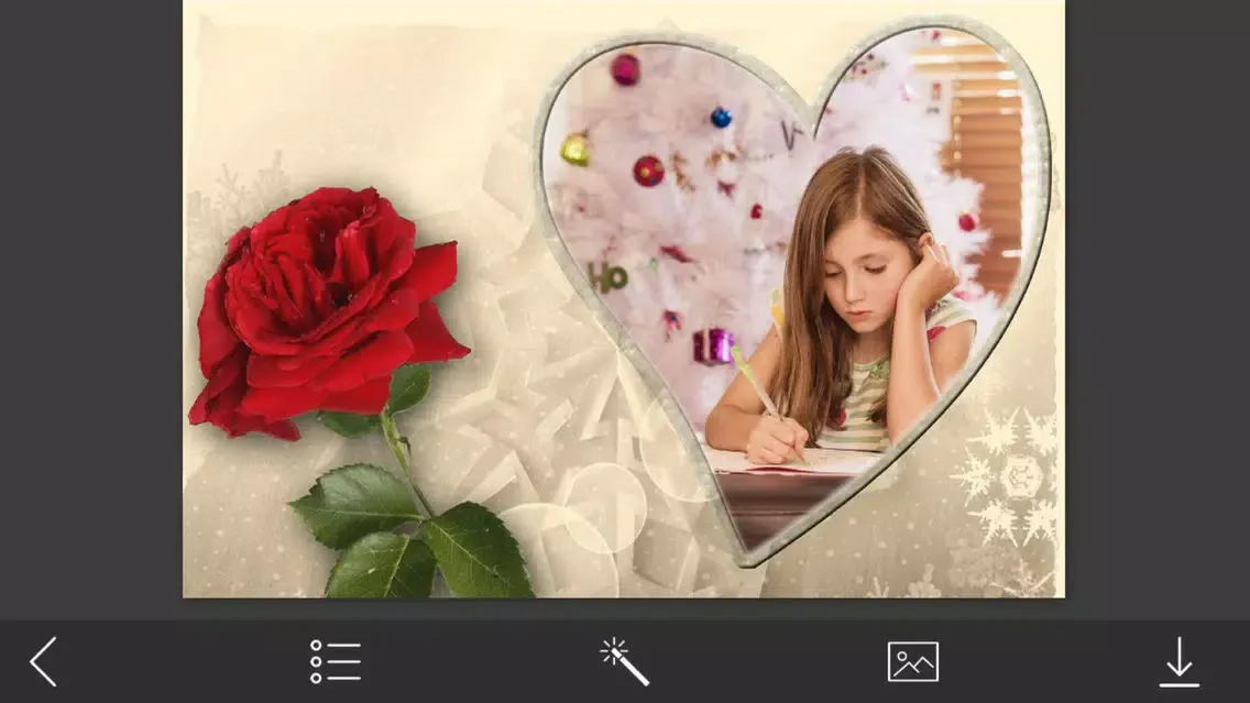Ảnh chụp màn hình của Xmas Tree Photo Frame - Photo Frame Master