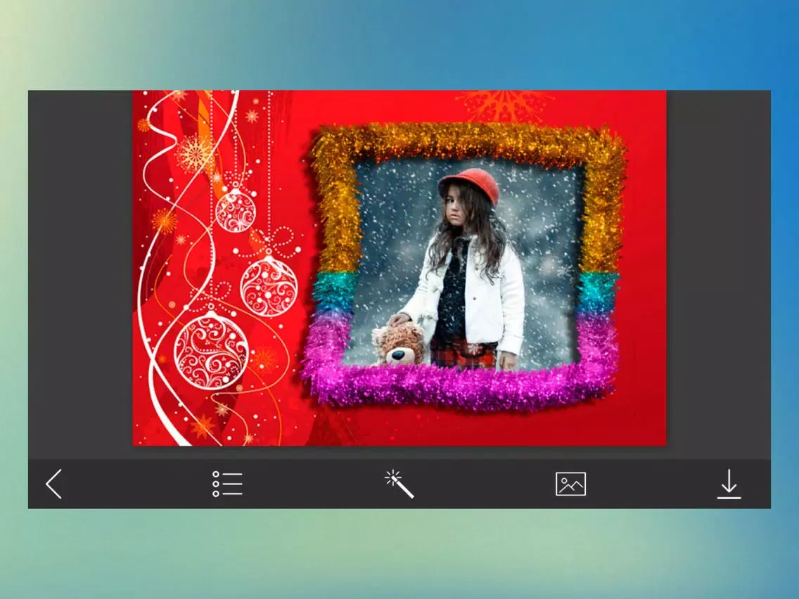 تصاویر Xmas Photo Frame - Frame Booth iPad 