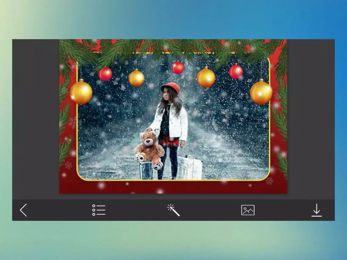 تصاویر Xmas Photo Frame - Frame Booth iPad 