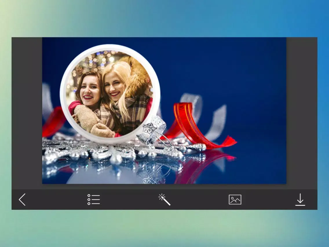 Xmas 2017 Photo Frame - Art Photo frame iPad  Screenshots