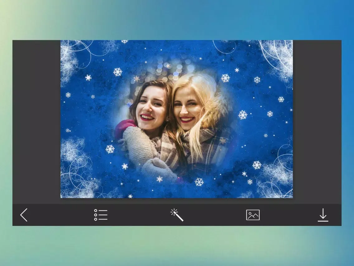 Xmas 2017 Photo Frame - Art Photo frame iPad  Screenshots