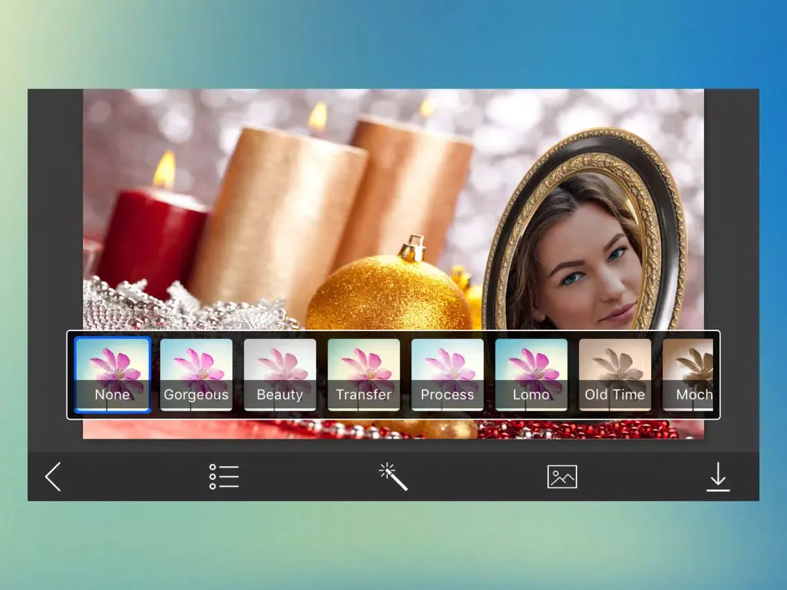 Xmas 2017 Photo Frame - Art Photo frame iPad  Screenshots