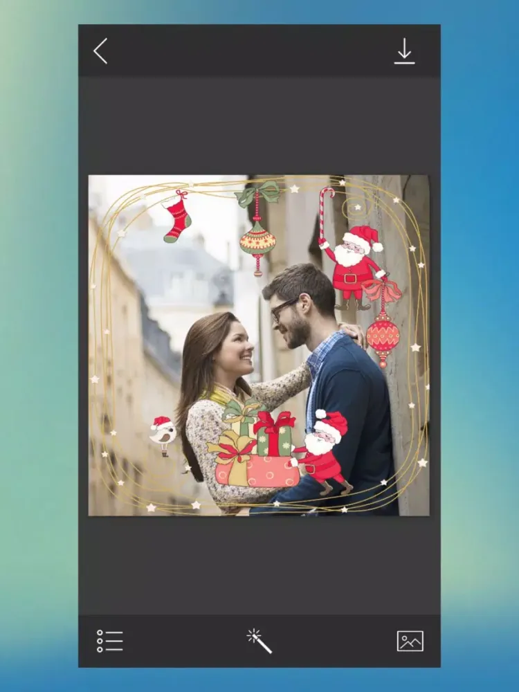 Captures d'écran de Christmas Tree Frame - insta frames for photo iPad 
