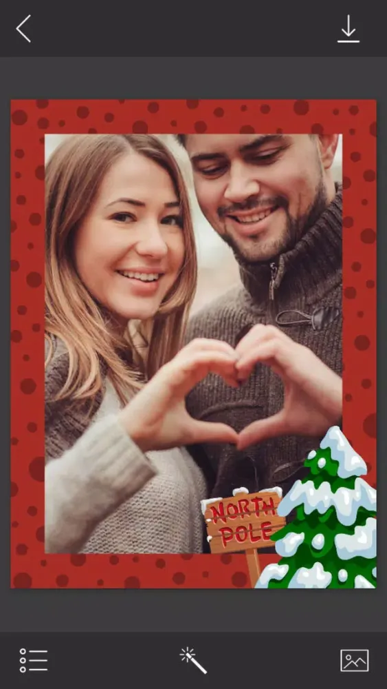Captures d'écran de Christmas Tree Frame - insta frames for photo