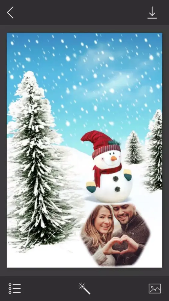 Captures d'écran de Christmas Tree Frame - insta frames for photo
