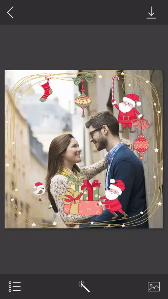 Captures d'écran de Christmas Tree Frame - insta frames for photo