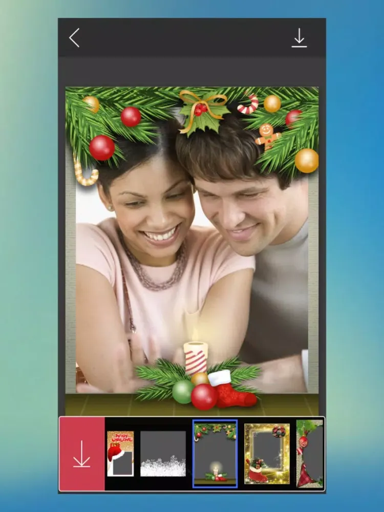 Santa claus HD Photo Frame - FrameUrLife iPad  स्क्रीनशॉट