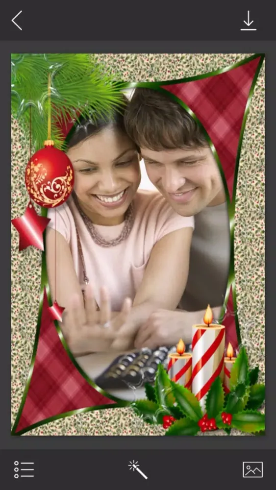 Santa claus HD Photo Frame - FrameUrLife स्क्रीनशॉट