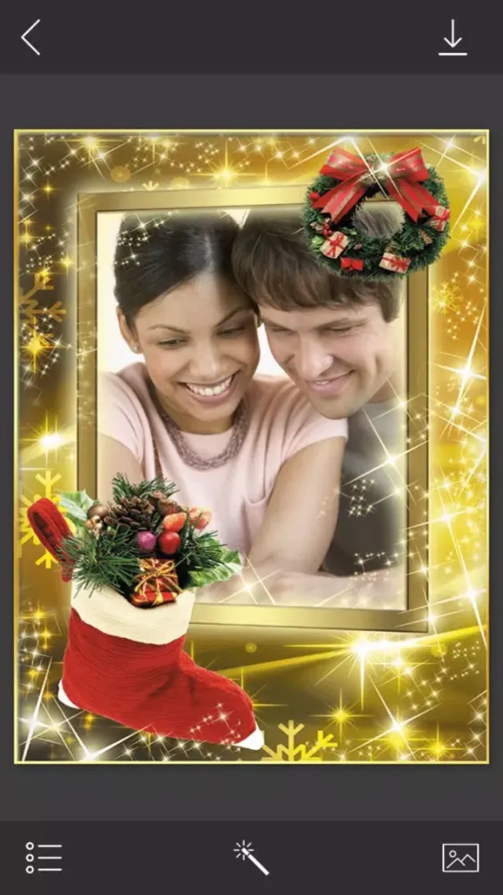 Santa claus HD Photo Frame - FrameUrLife स्क्रीनशॉट