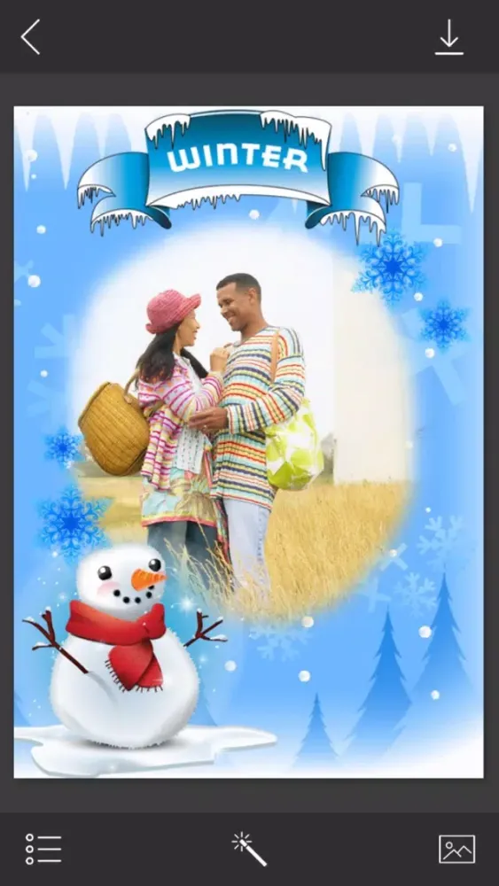 Santa claus HD Photo Frame - FrameUrLife स्क्रीनशॉट