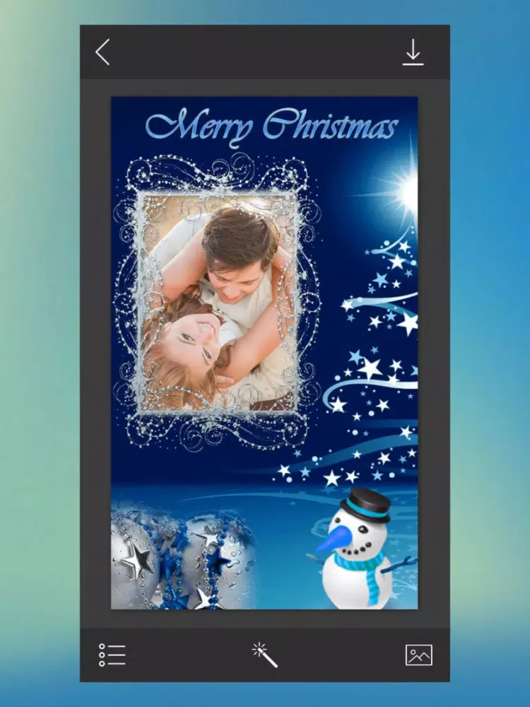 Christmas Tree Picture Frames - Frame from the hea iPad  Screenshots