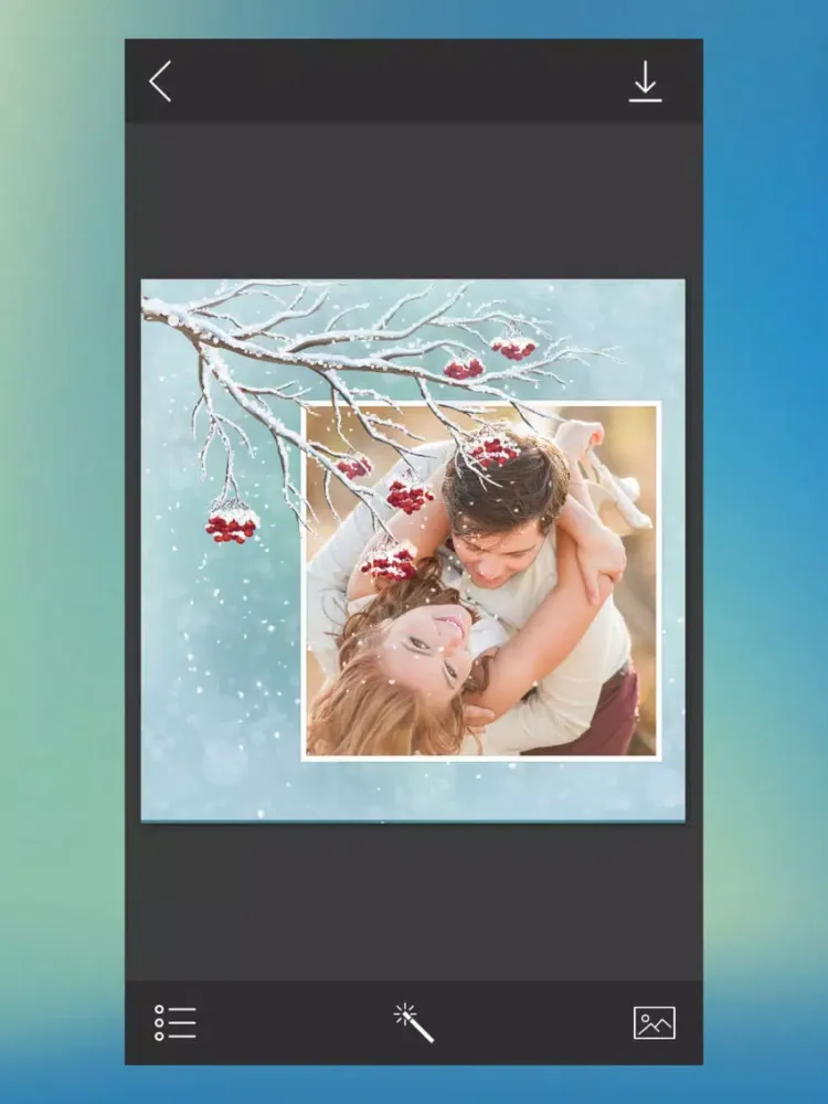 Christmas Tree Picture Frames - Frame from the hea iPad  Screenshots