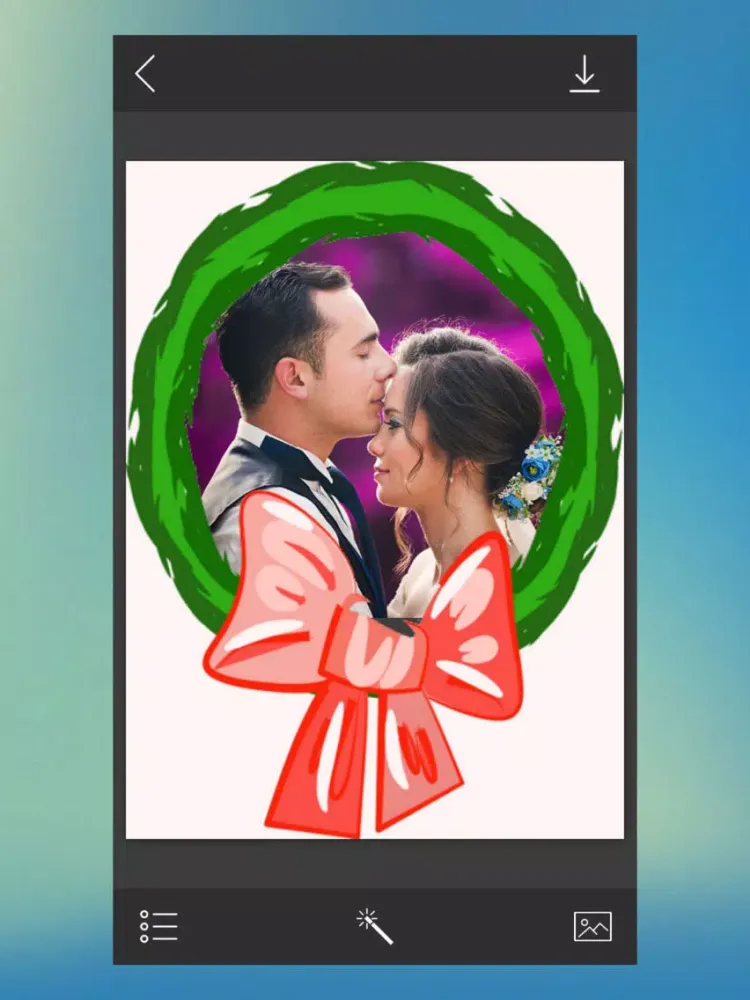 Xmas Tree Frame - Photo editor iPad 應用截圖