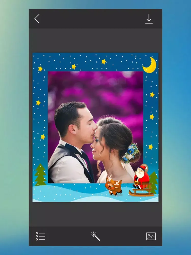 Xmas Tree Frame - Photo editor iPad 應用截圖