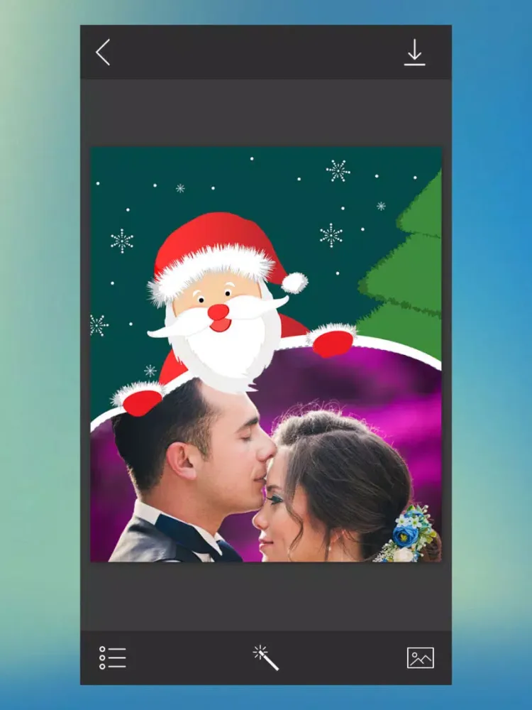 Xmas Tree Frame - Perfect Photo frame Maker iPad  سکرین شاٹس