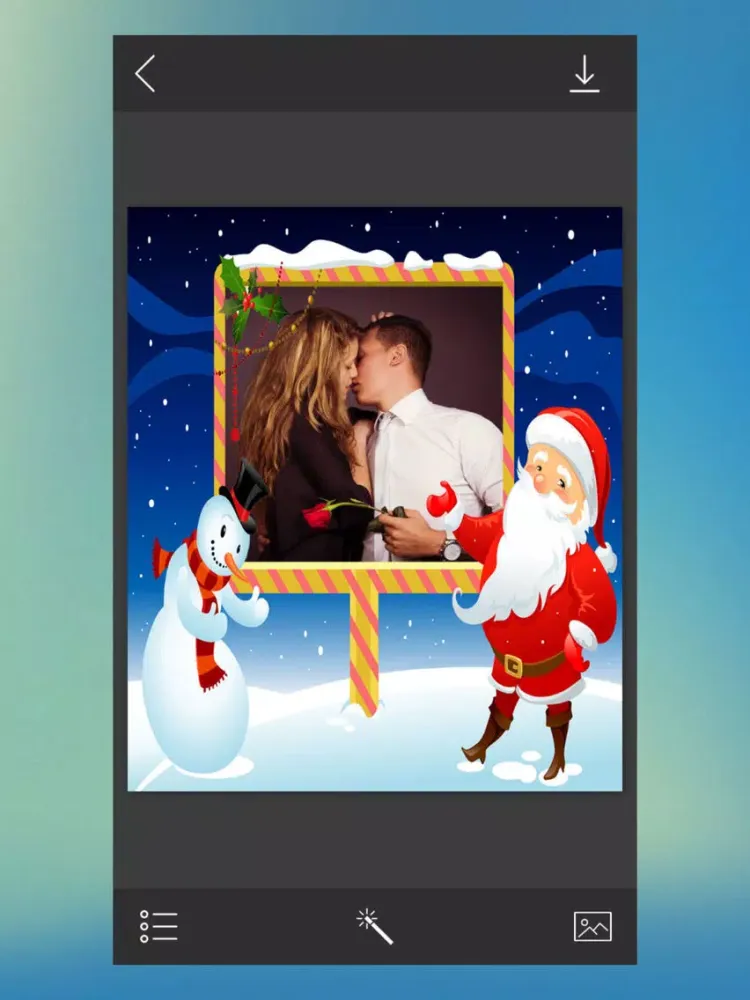 Скриншоты Snow Hd Frames - Perfect Photo frame Maker iPad 