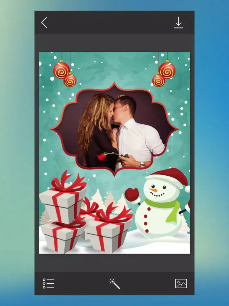 Скриншоты Snow Hd Frames - Perfect Photo frame Maker iPad 