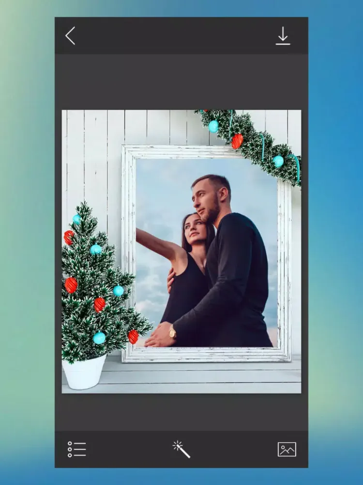 Zrzuty ekranu Christmas Frames Maker - Creative frames iPad 