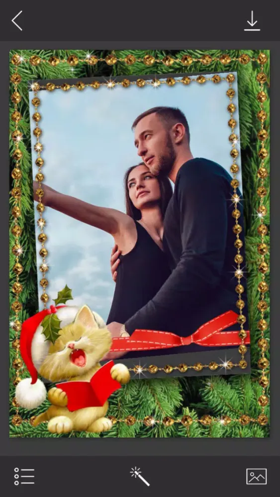 Zrzuty ekranu Christmas Frames Maker - Creative frames