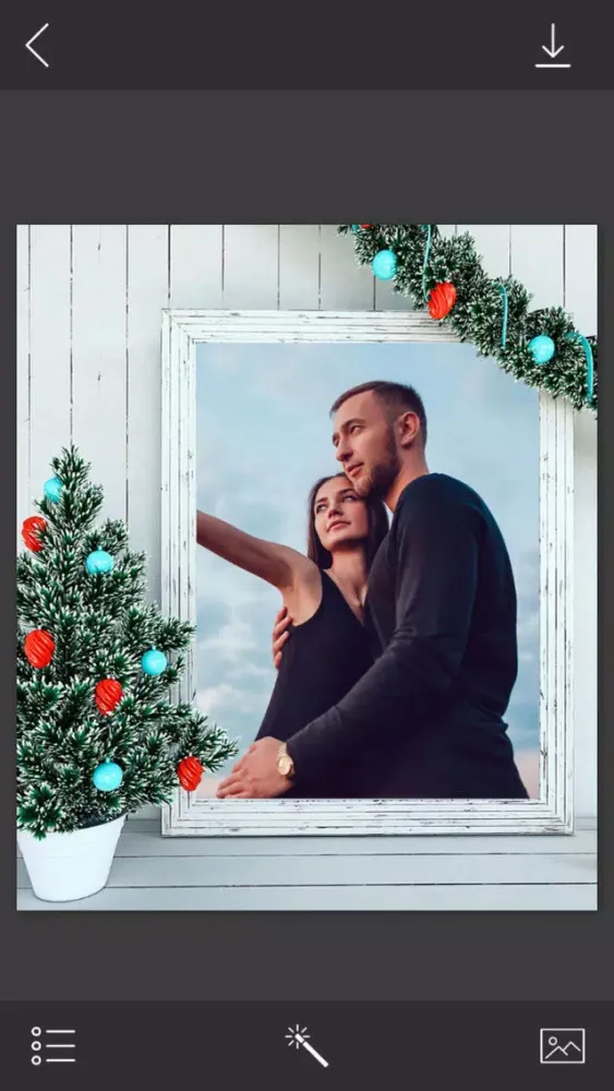 Zrzuty ekranu Christmas Frames Maker - Creative frames