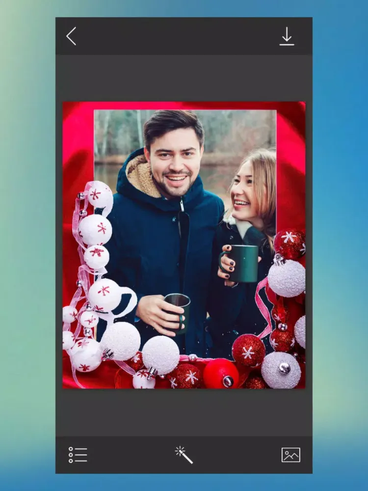 Capturas de tela do Christmas Tree Frames - Picture art iPad 