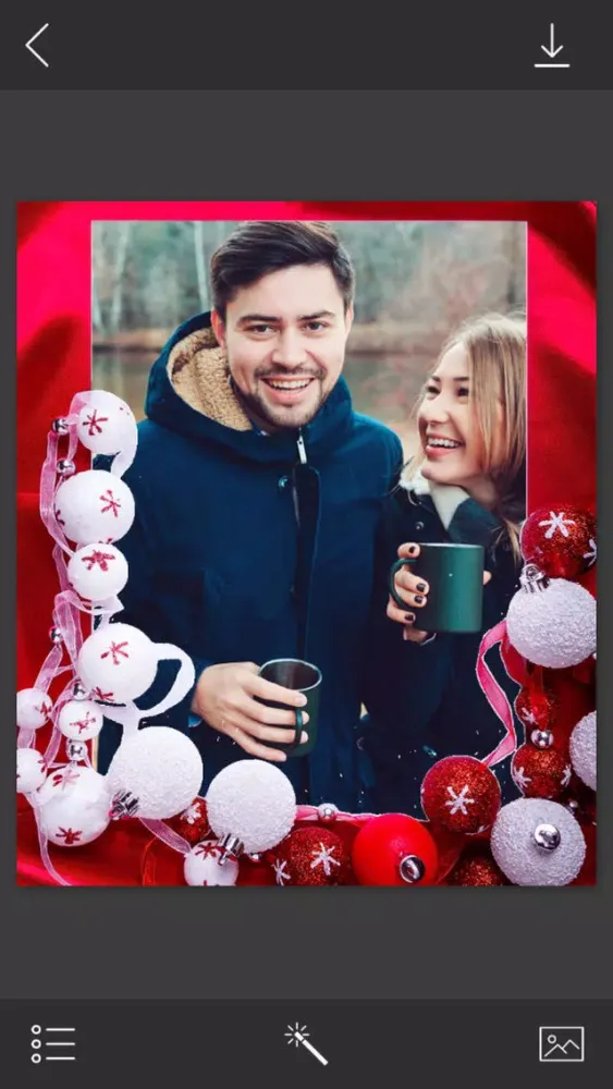 Capturas de tela do Christmas Tree Frames - Picture art