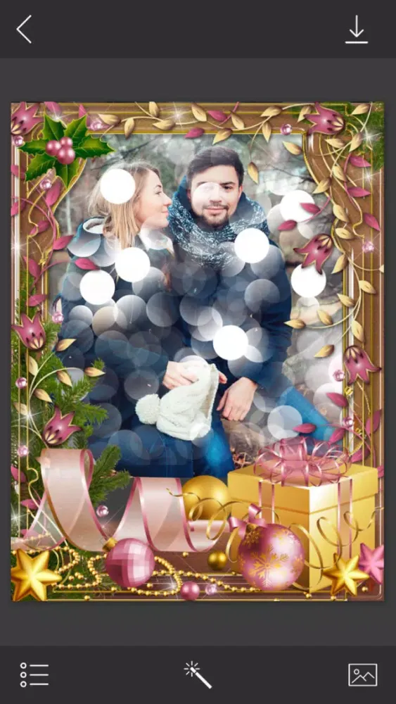 Capturas de tela do Christmas Tree Frames - Picture art