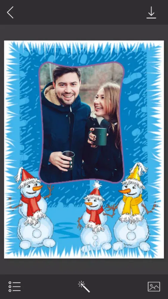 Capturas de tela do Christmas Tree Frames - Picture art