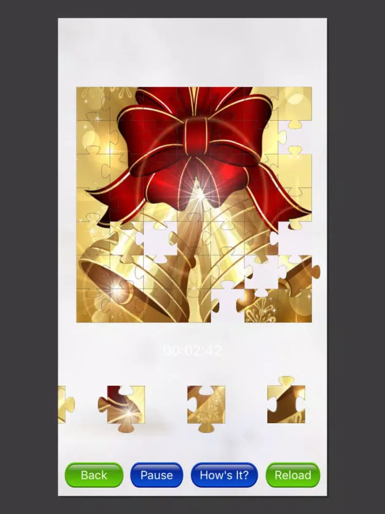 Holiday Christmas Jigsaw Puzzle iPad  Screenshots