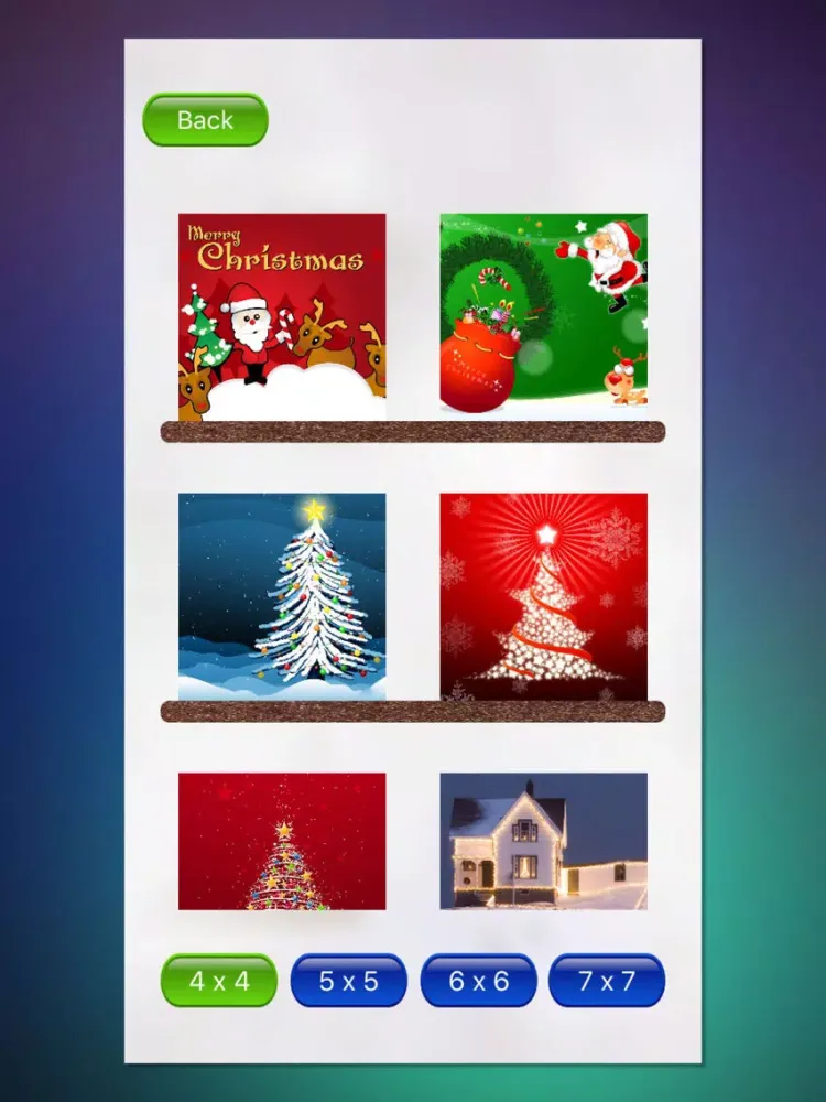 Holiday Christmas Jigsaw Puzzle iPad  Screenshots