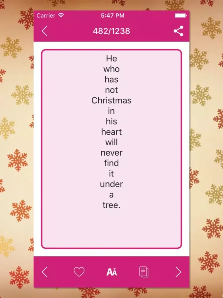Happy Xmas Quotes 2017 iPad 应用截图