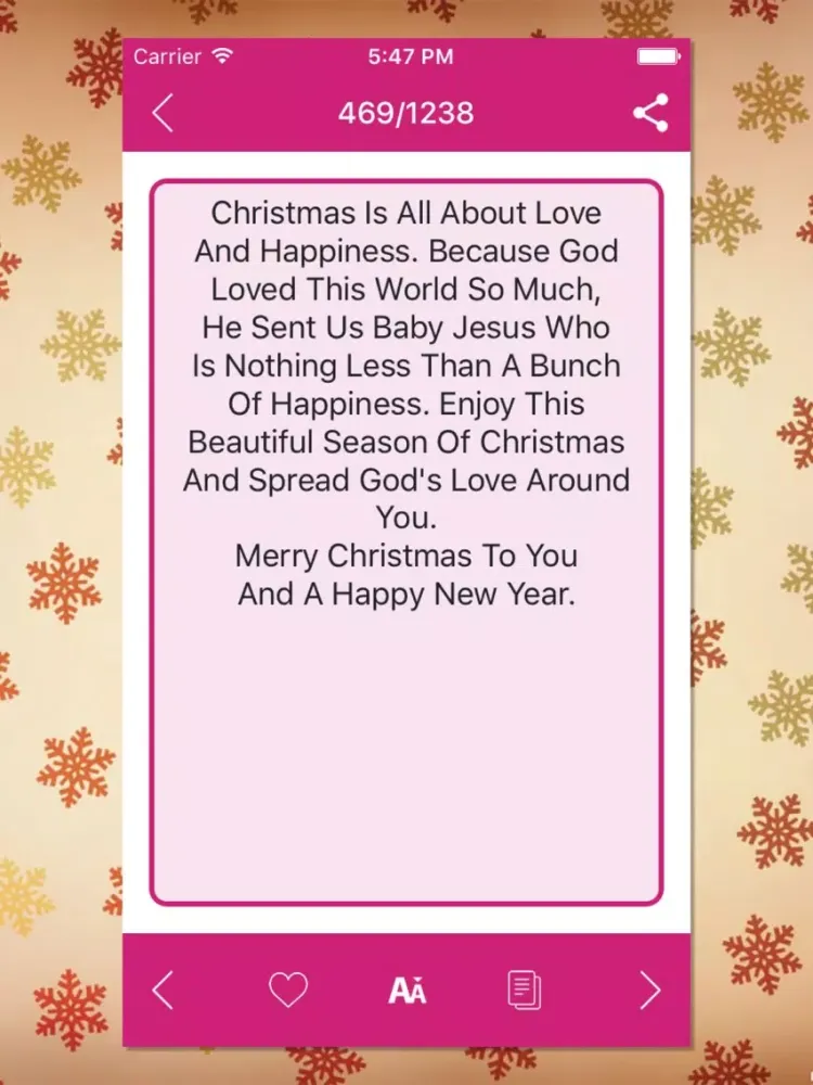 Happy Xmas Quotes 2017 iPad 应用截图