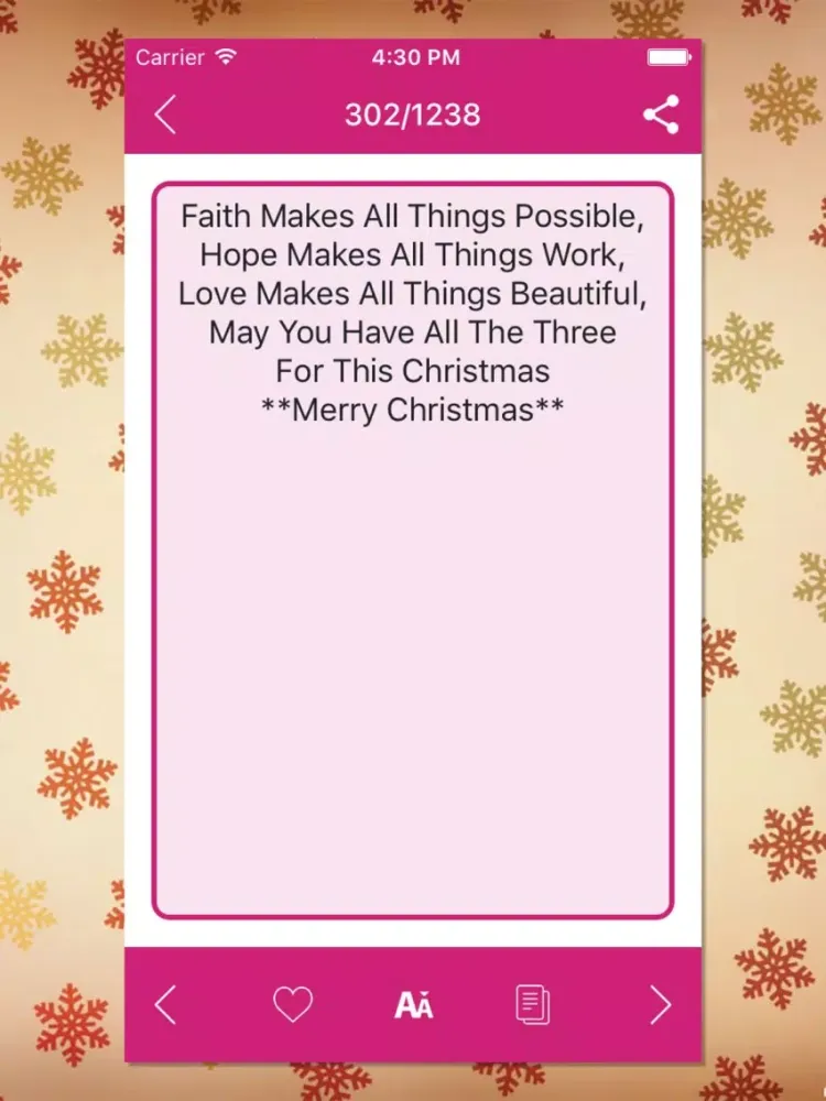 Happy Xmas Quotes 2017 iPad 应用截图