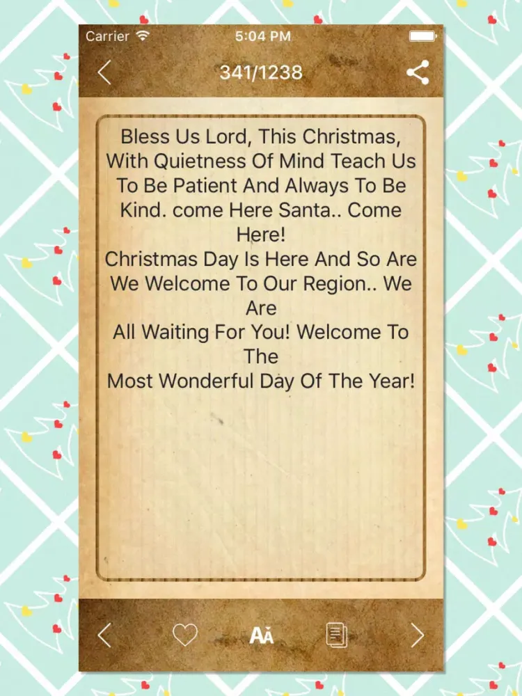 Merry Xmas SMS 2017 iPad  Screenshots