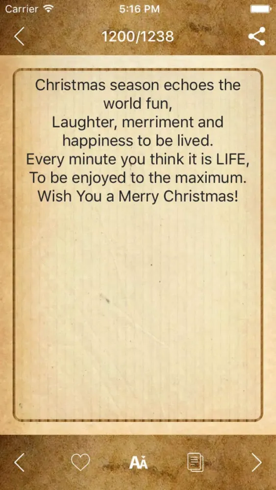Merry Xmas SMS 2017 Screenshots