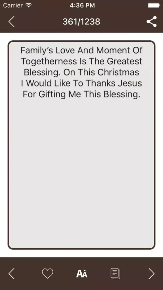 Christmas Greeting SMS Screenshots