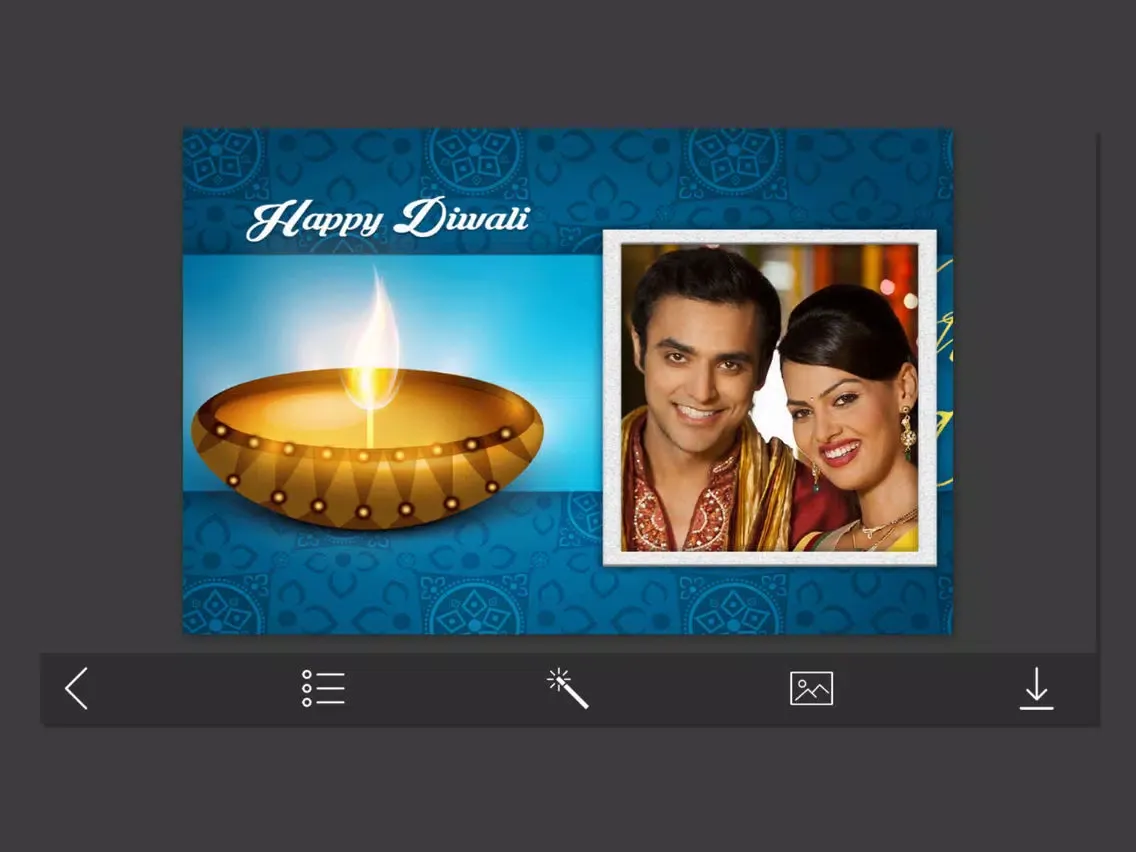 Diwali Photo Frame - New year iPad  Screenshots