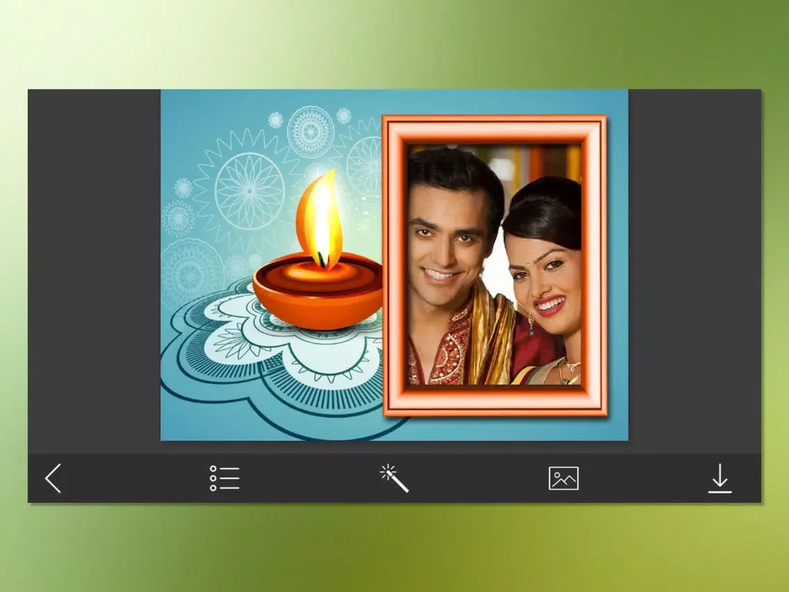 Diwali Photo Frame - New year iPad  Screenshots