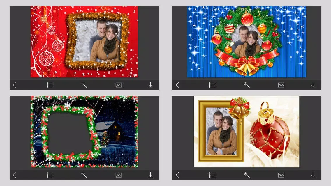 Captures d'écran de Christmas Jingle bell Picture Frame - Cool Frames