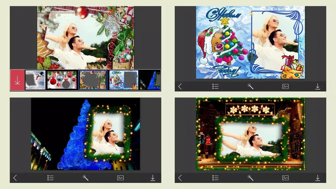Captures d'écran de Christmas Jingle bell Picture Frame - Cool Frames