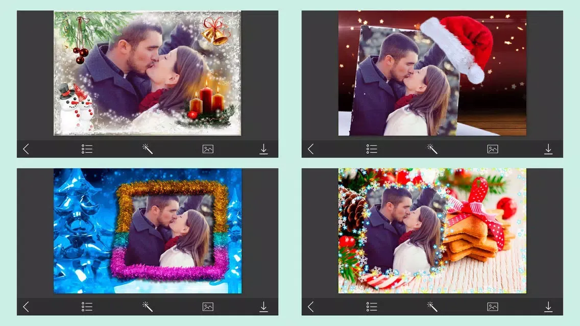 Captures d'écran de Christmas Jingle bell Picture Frame - Cool Frames