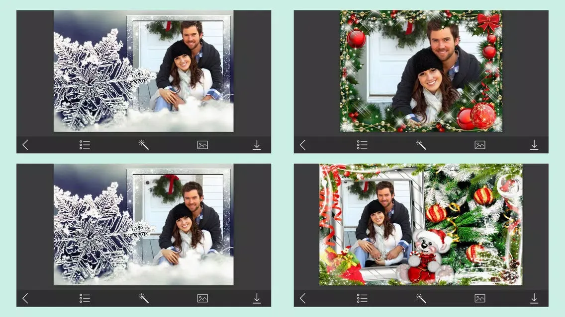 Captures d'écran de Christmas Jingle bell Picture Frame - Cool Frames